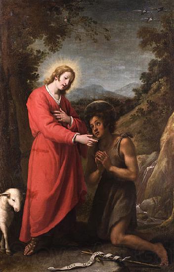 Matteo Rosselli Jesus and John the Baptist meet in their youth